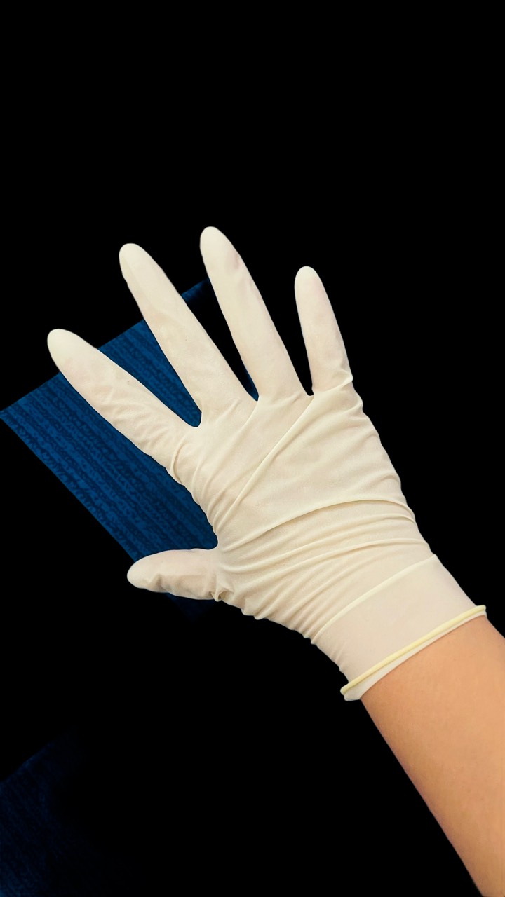 POWDER FREE DISPOSABLE LATEX GLOVES
