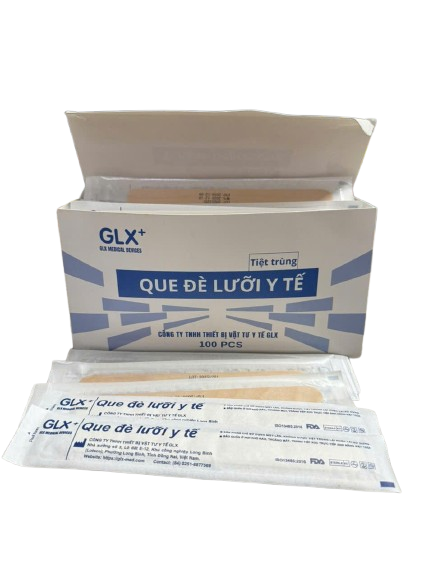 Que Đè Lưỡi Y Tế, Gỗ Tiệt Trùng (H/100c)