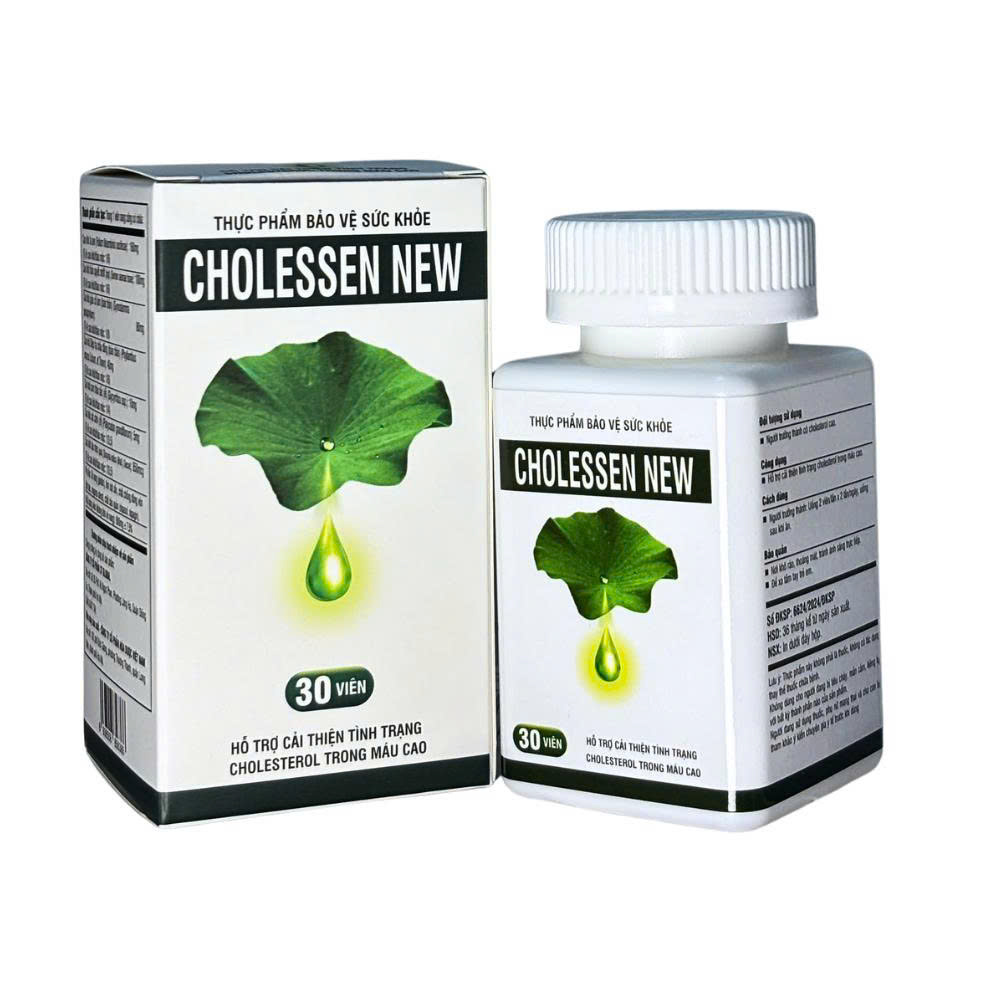 Giúp Hỗ Trợ Duy Trì Mức Cholesterol Ổn Đinh Máu Cholessen Decotra (C/30v)